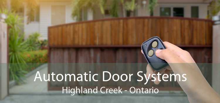 Automatic Door Systems Highland Creek - Ontario