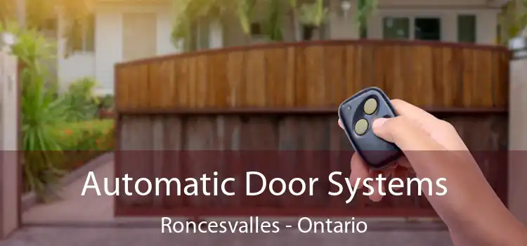 Automatic Door Systems Roncesvalles - Ontario