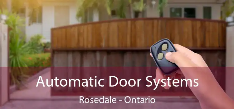 Automatic Door Systems Rosedale - Ontario
