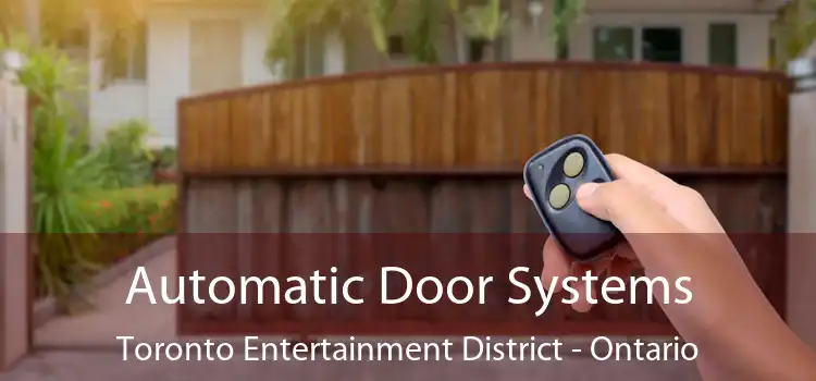 Automatic Door Systems Toronto Entertainment District - Ontario