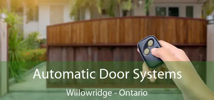 Automatic Door Systems Willowridge - Ontario