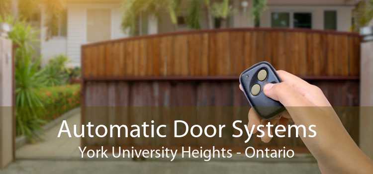 Automatic Door Systems York University Heights - Ontario