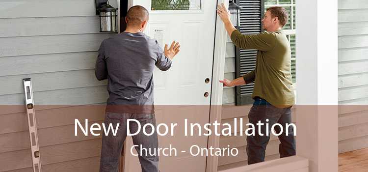 New Door Installation Church - Ontario