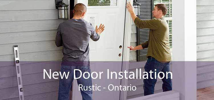 New Door Installation Rustic - Ontario