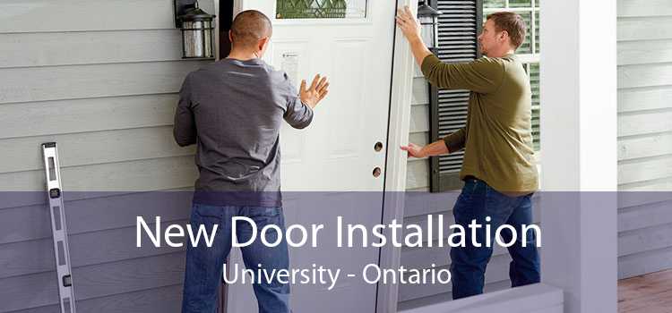 New Door Installation University - Ontario