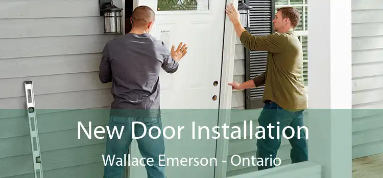 New Door Installation Wallace Emerson - Ontario