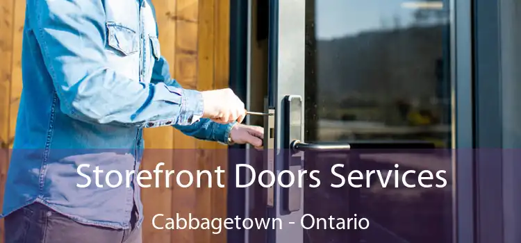 Storefront Doors Services Cabbagetown - Ontario