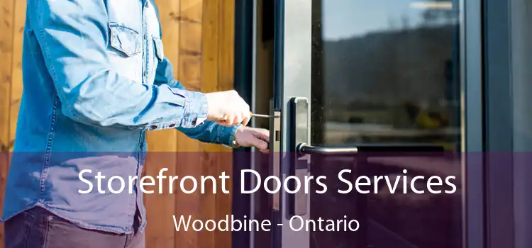 Storefront Doors Services Woodbine - Ontario